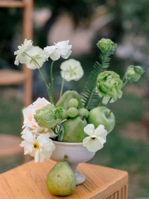 A celebration inspired by the beauty of nature—soft garden blooms, fresh greenery, and understated elegance. From the organic fruit-and-floral details to the candlelit tablescape beneath the trees, every element feels effortless, intimate, and beautifully curated. 

#CaboBride #WeddingDesign #GardenWedding #WeddingInspiration